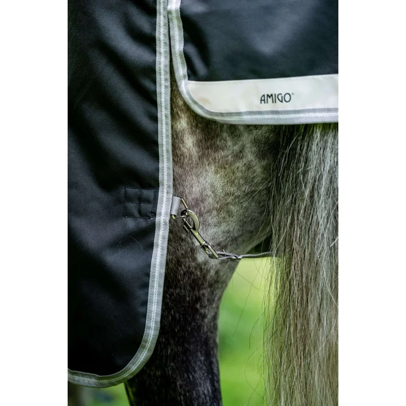 Amigo Chemise Turnout 1200D XL 150g Black/Titanium Grey/Silver