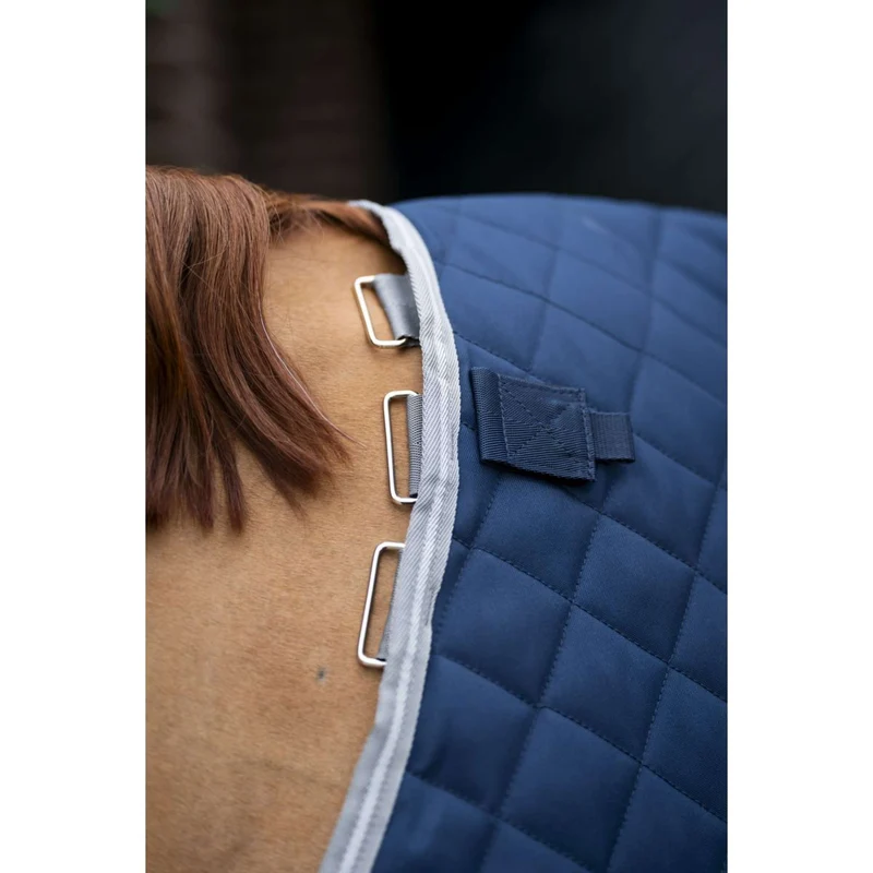 Amigo Quilted Stable Plus 200g Navy/Titanium Grey/Silver