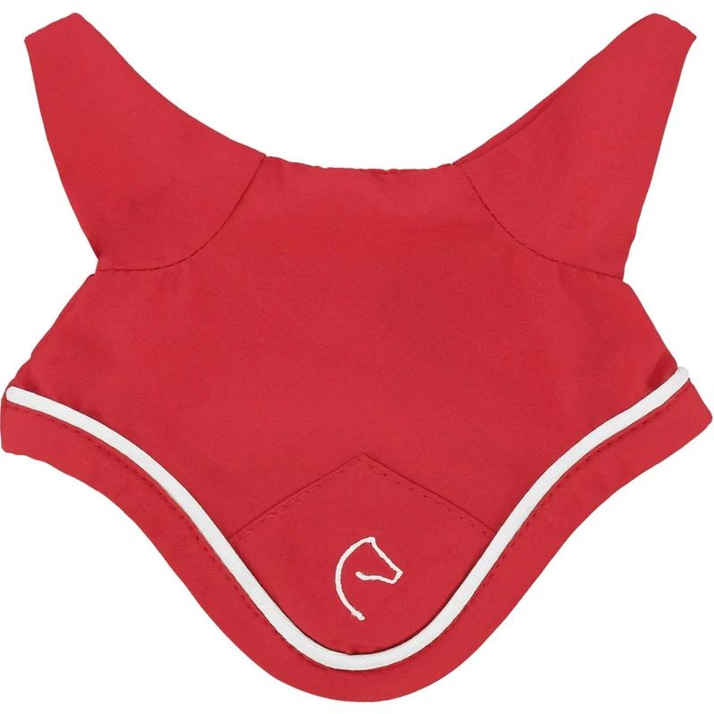 EQUITHÈME Pony Academy Bonnet Anti-Mouches Rouge