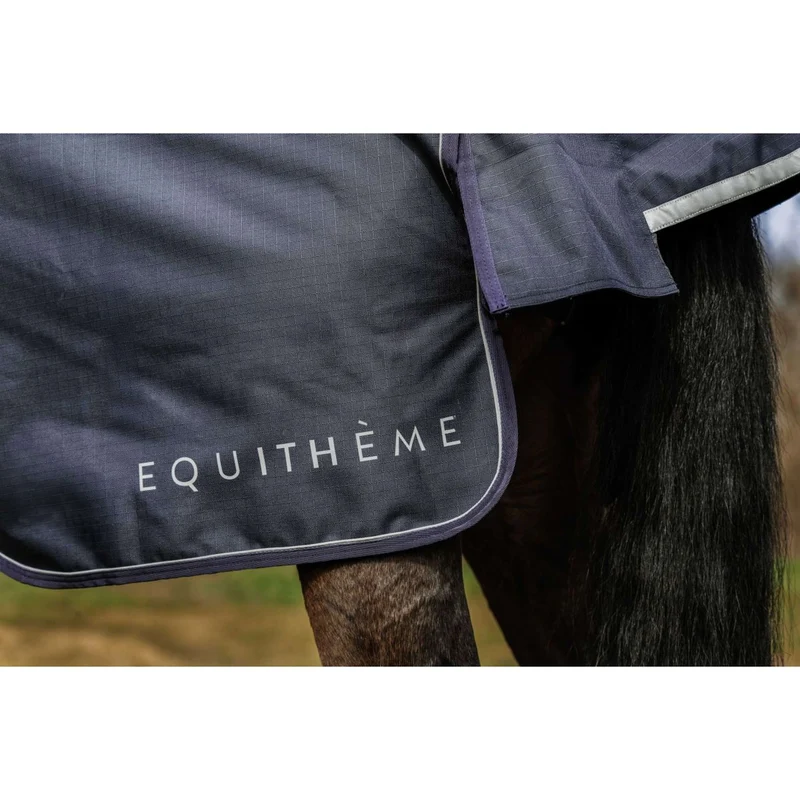 EQUITHÈME Couverture d'Extérieur Anatomic 1200D 100g Marin