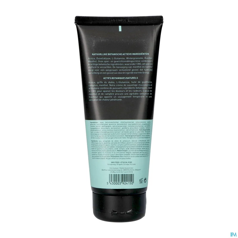Pure Cbd Muscle & Joint Rescue Cream Tube 200ml