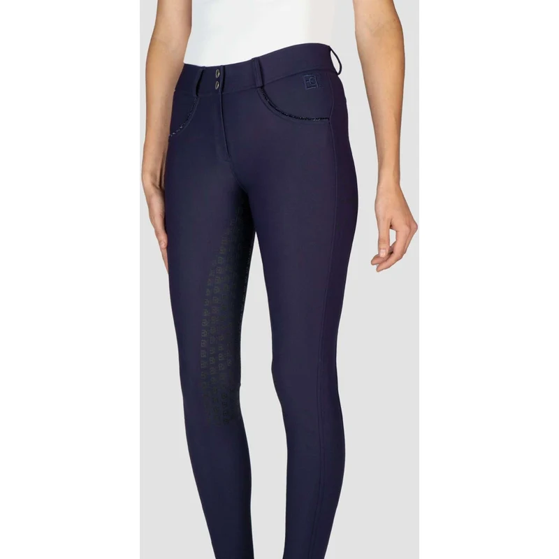HORKA Pantalon d'Équitation Elina Bleu
