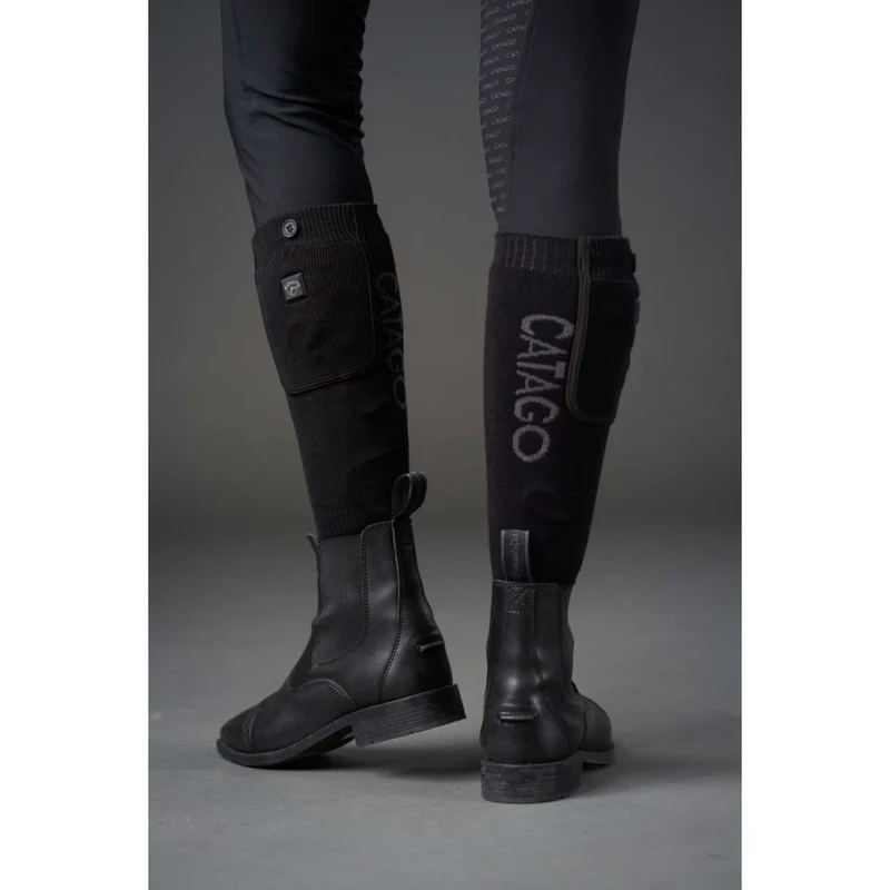 Catago Chaussettes Chauffantes Heated Noir