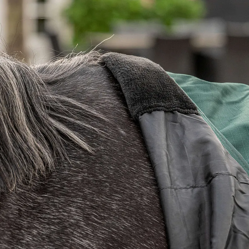 Agradi Horse Couverture d'Extérieur 1200D 0gr Bande Réfléchissante Vert