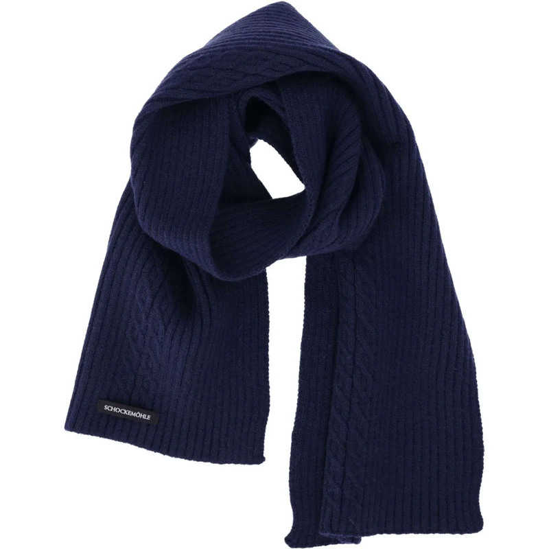 Schockemöhle Echarpe Braided Style Marin foncé
