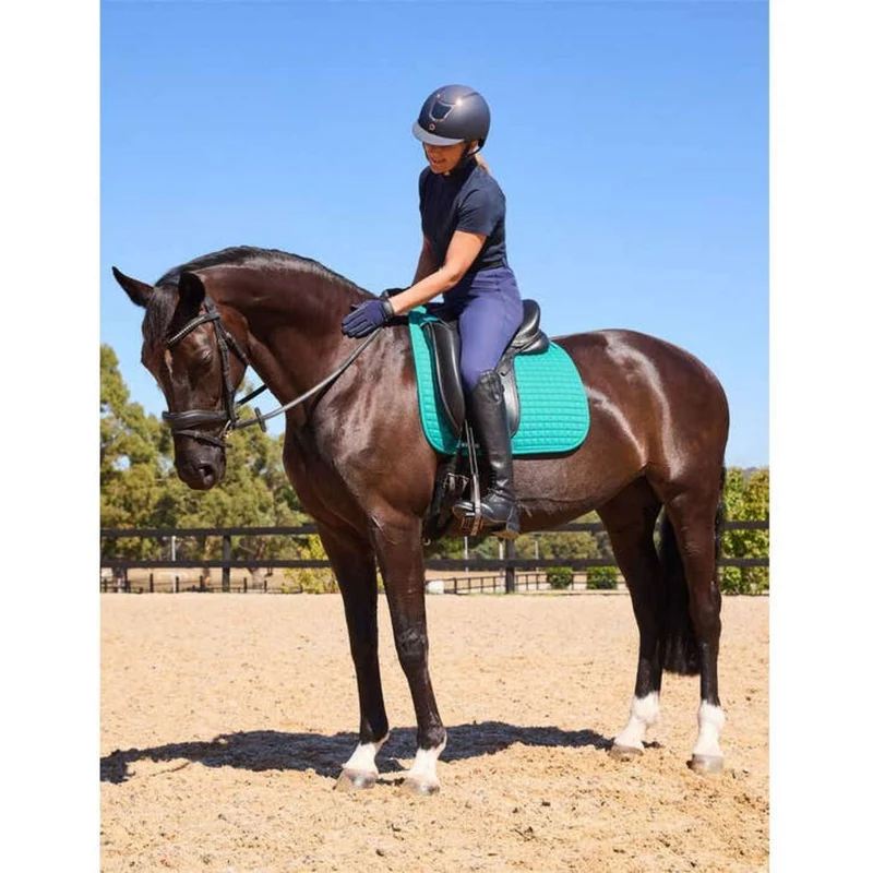 WeatherBeeta Tapis de Selle Prime Air-Tec Dressage Turquoise foncé