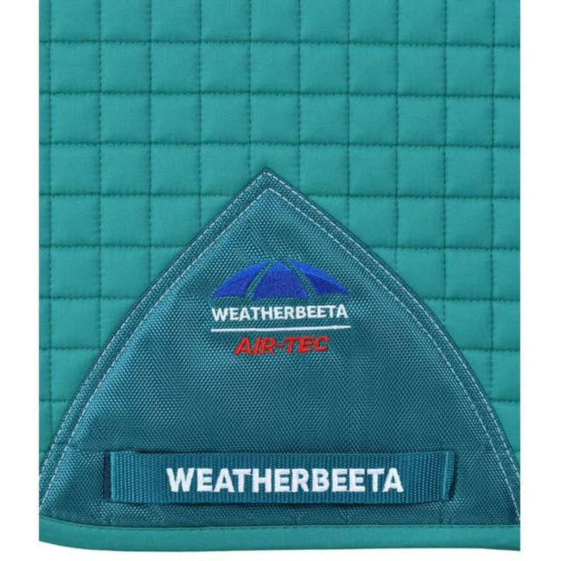 WeatherBeeta Tapis de Selle Prime Air-Tec Dressage Turquoise foncé