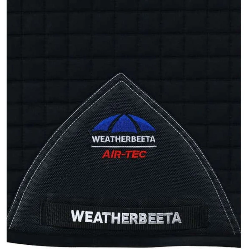 WeatherBeeta Tapis de Selle Prime Air-Tec Dressage Noir