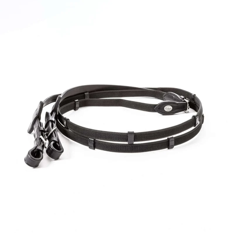 Kavalkade Rênes avec Arrêts 16mm Noir