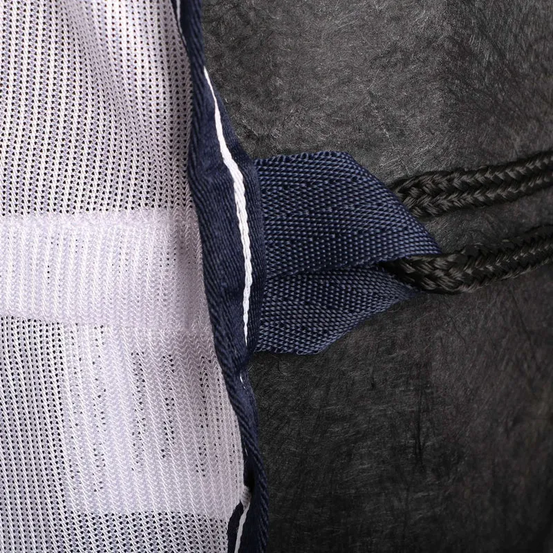 HORKA Couverture Anti-Mouches Mesh Fixe Cou Blanc
