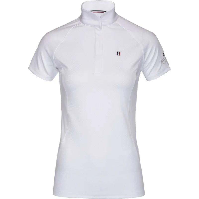 Kingsland T-shirt de Concours Classic Short Sleeves Dames Blanc