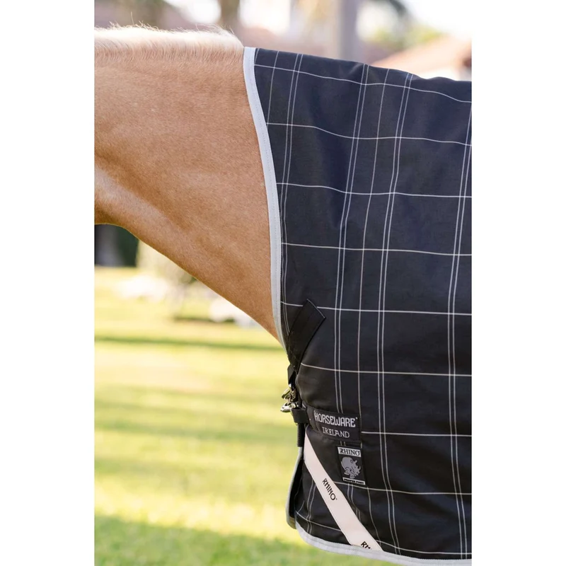 Rhino Wug Turnout Pony 0g Noir/Gris/Blanc Chk/Gris