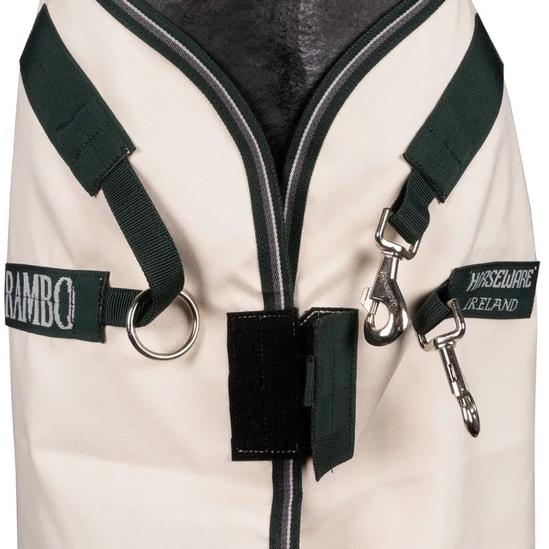Rambo Pull col Hoodie Craie/Vert chasseur/Argent