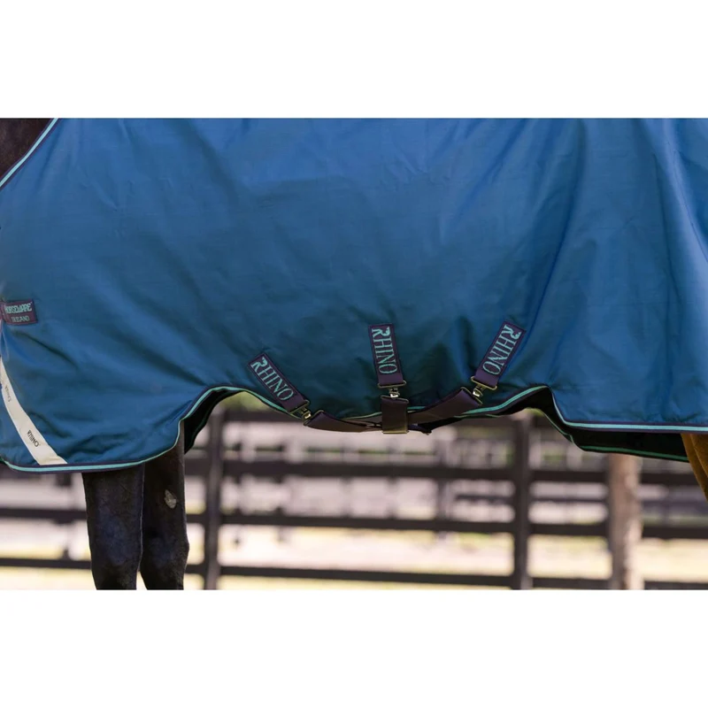 Rhino Chemise Turnout 100g Marine/Gris/Aqua/Gris