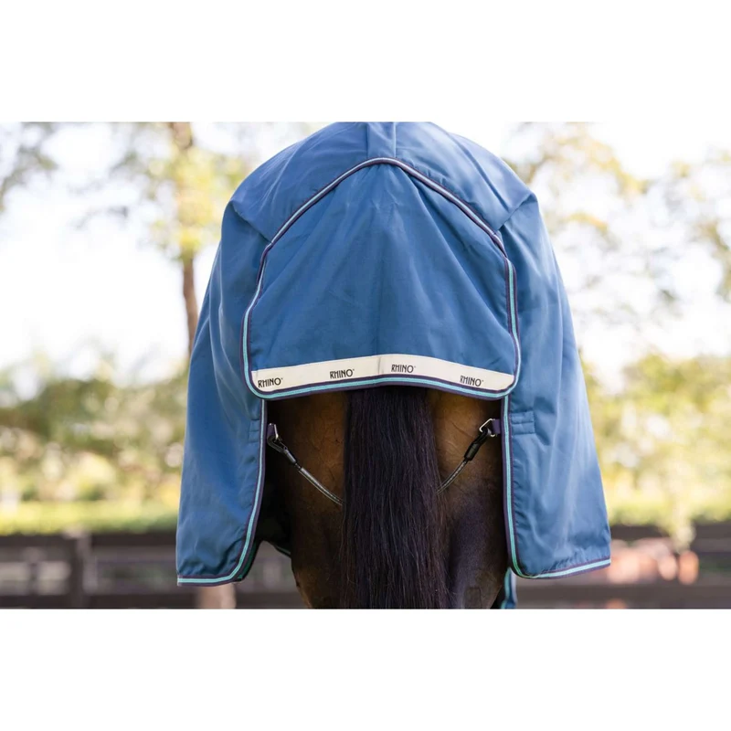 Rhino Chemise Turnout 100g Marine/Gris/Aqua/Gris