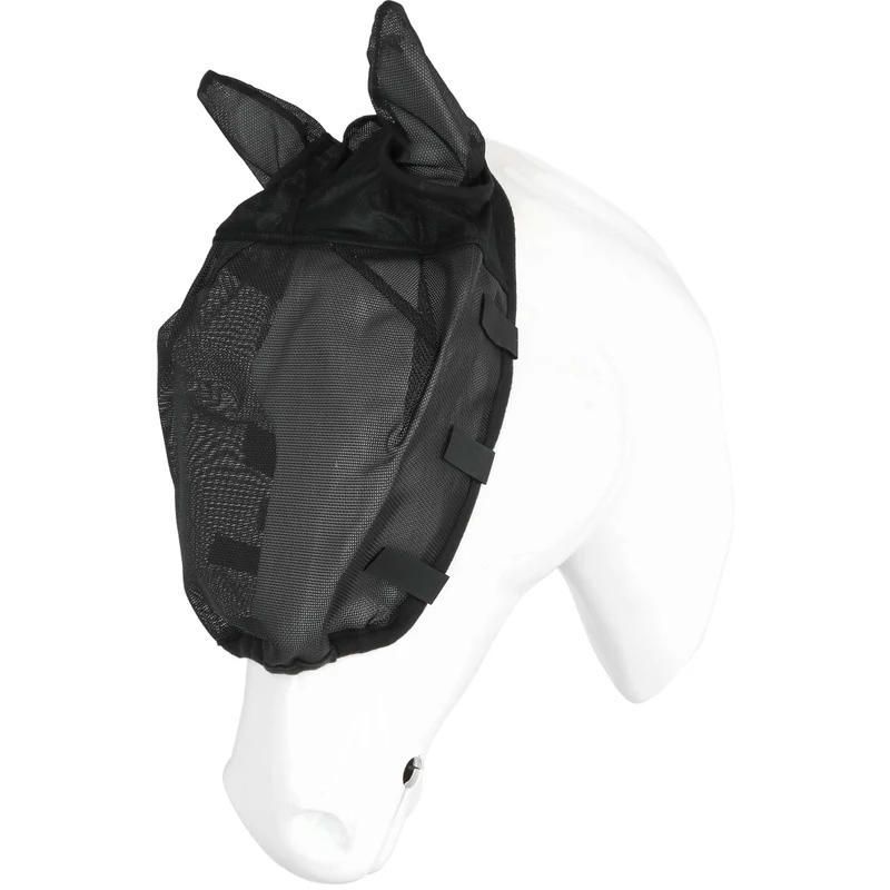 EQUITHÈME Licol Anti-Mouches avec Protection UV Noir