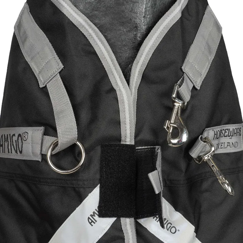 Amigo Couverture Turnout Bravo 100g Black/Titanium Grey