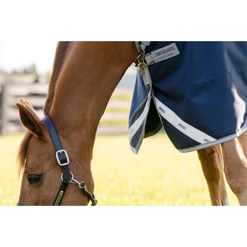 Amigo Couverture Turnout Bravo 100g Navy/Titanium Grey