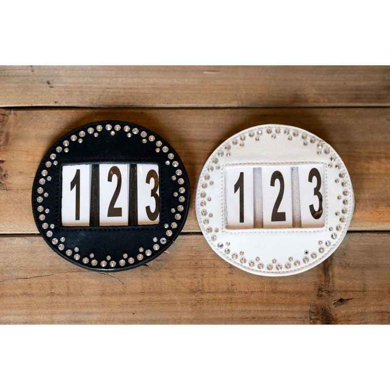 HB Numéros de Concours Hot Fix Noir