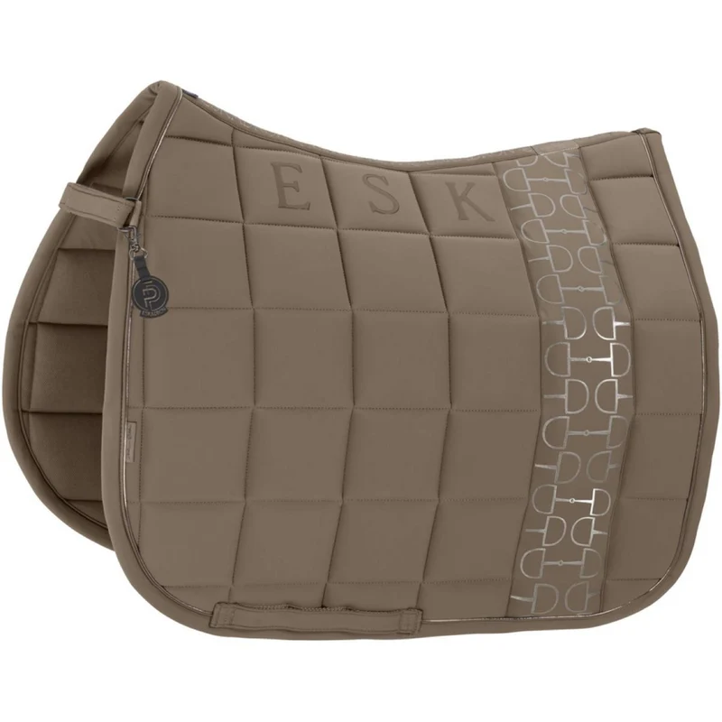 Eskadron Tapis de Selle Big Square Softshell Platinum '25 Dressage Smoky Taupe