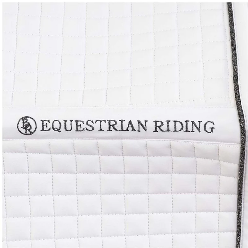 BR Tapis de Selle Trentino Dressage Blanc
