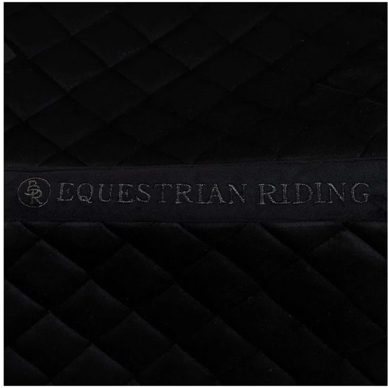 BR Tapis de Selle Opulence Polyvalent Noir