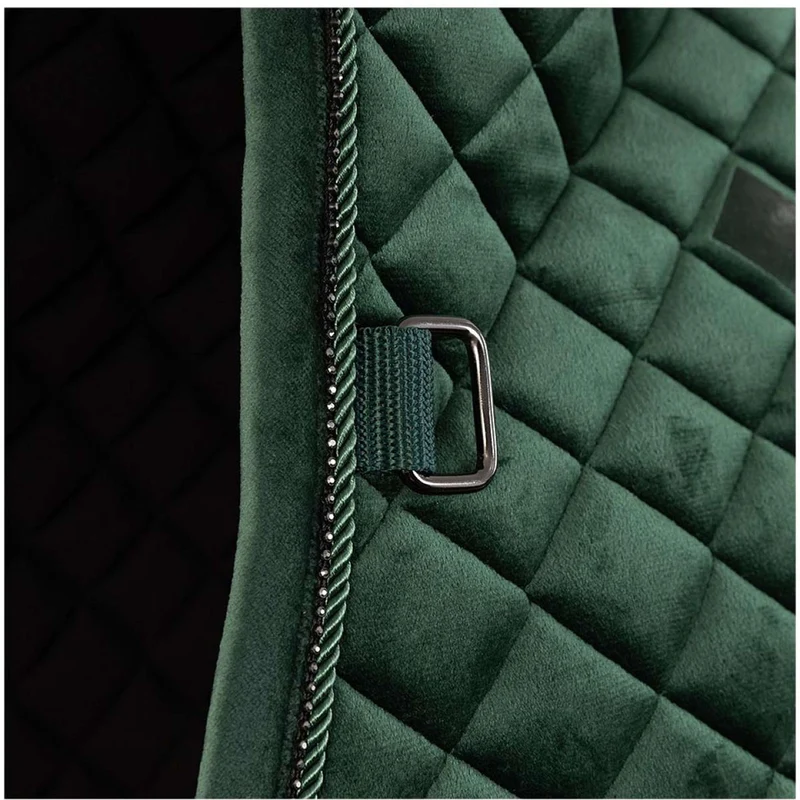 BR Tapis de Selle Opulence Polyvalent Jungle Green