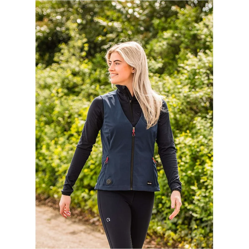 WHIS Chauffe-corps Chauffant Softshell Coach Marin foncé