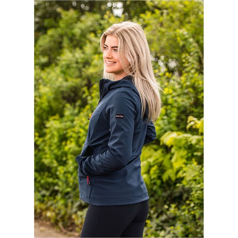 WHIS Veste Chauffante Softshell Coach Marin foncé