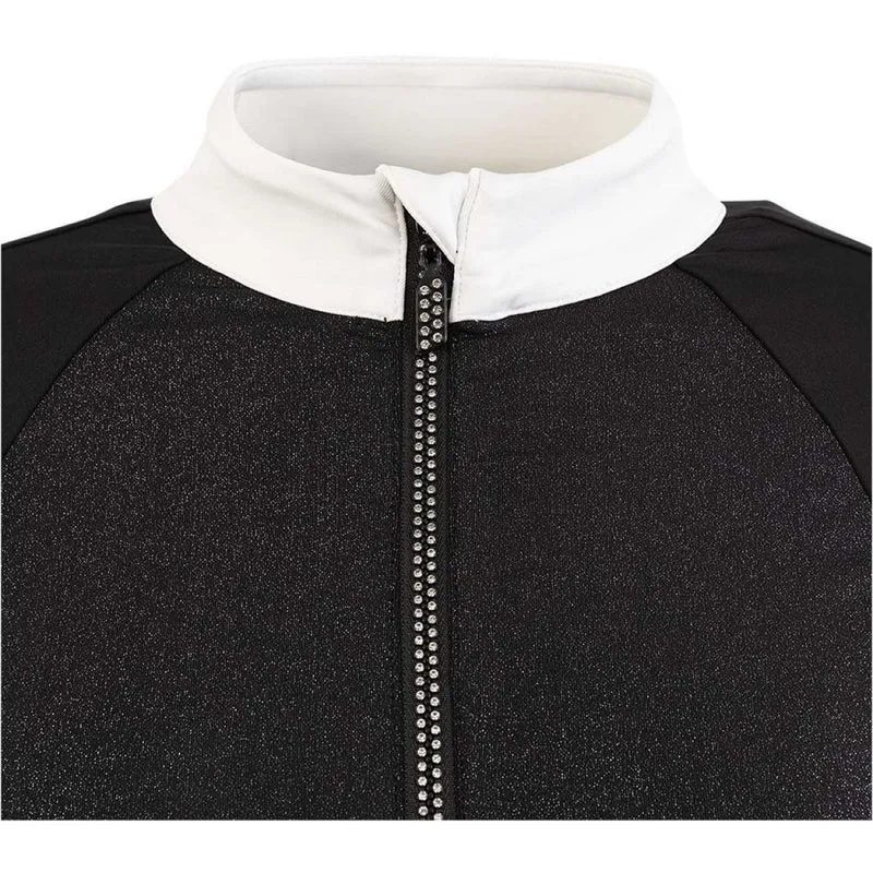 BR T-shirt de Concours Maglie Femme Noir