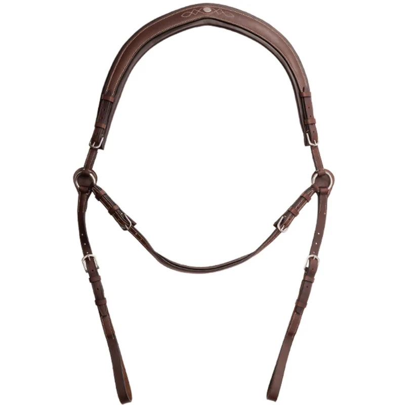 Kavalkade Collier de Chasse Jerome 2-Points Marron