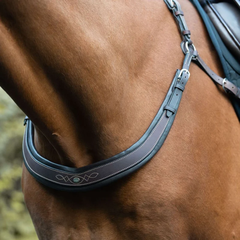 Kavalkade Collier de Chasse Jerome 2-Points Marron