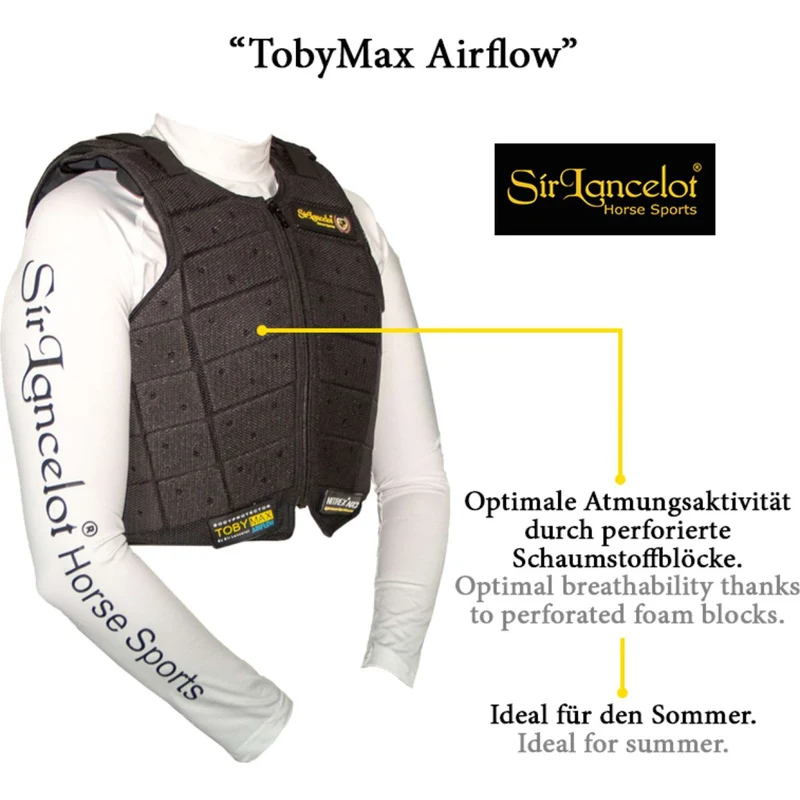 Kavalkade Bodyprotector Toby Max Airflow Summer Noir