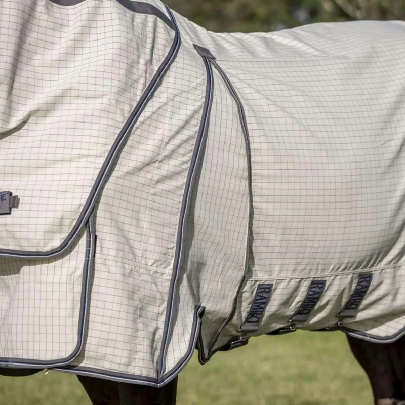 Rambo Optimo Supreme Summer Sheet Plus Carreaux bleu marine/Gris orage/Argent