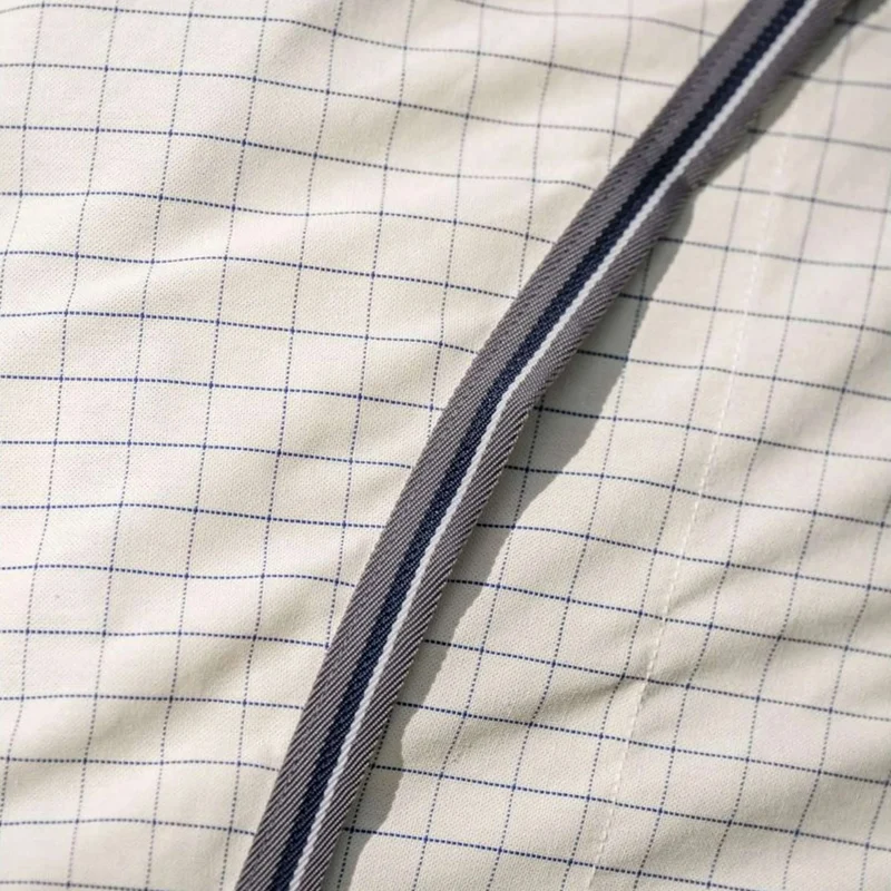 Rambo Optimo Supreme Summer Sheet Plus Carreaux bleu marine/Gris orage/Argent