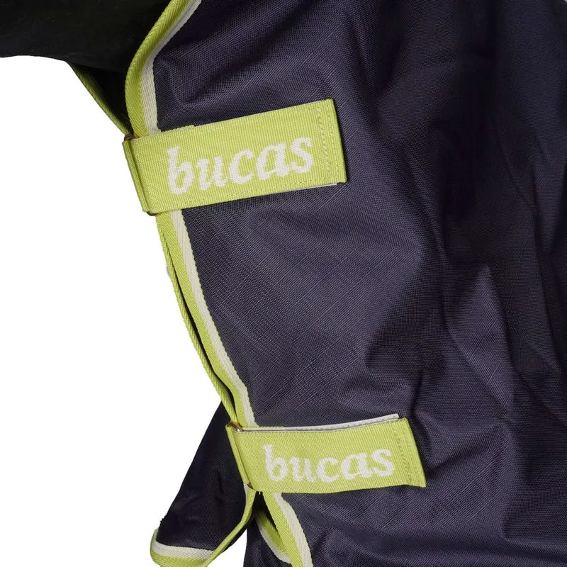 Bucas Oasis Turnout Neck 100g Dark Grey/Lime
