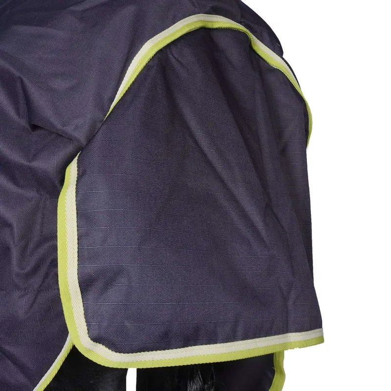 Bucas Oasis Turnout Neck 100g Dark Grey/Lime