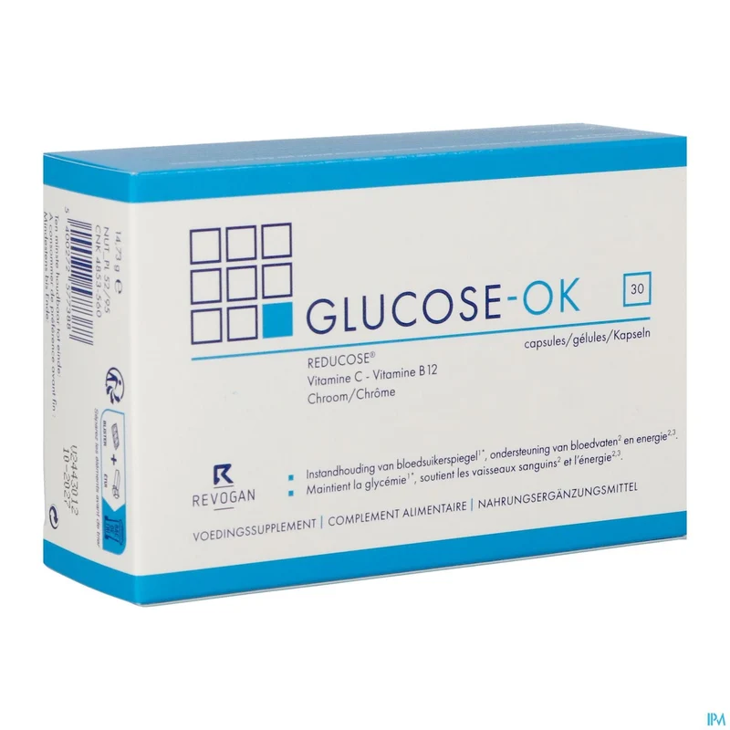 Glucose-OK | 30 capsules | Bloedsuiker & energie