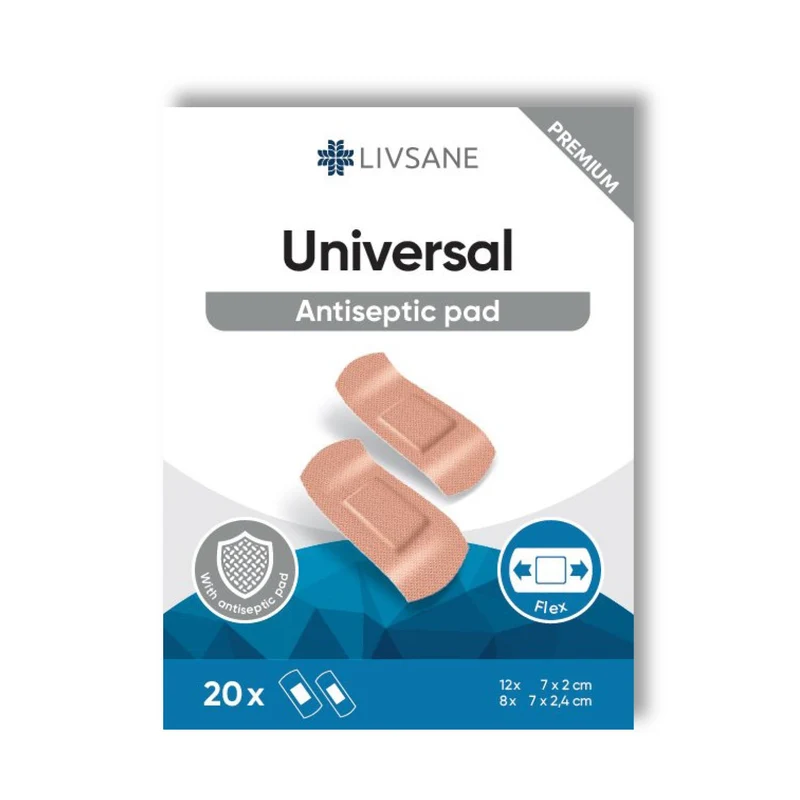 LIVSANE Premium Universele Strips | 20 pleisters | Wondbescherming