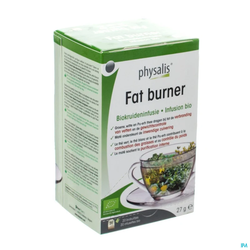 Physalis Fat Burner Infusie Bio Zakje 20x1,5g