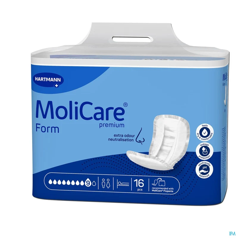 MoliCare Premium Form 9d 16 - Anatomische inlegger voor zeer zware incontinentie