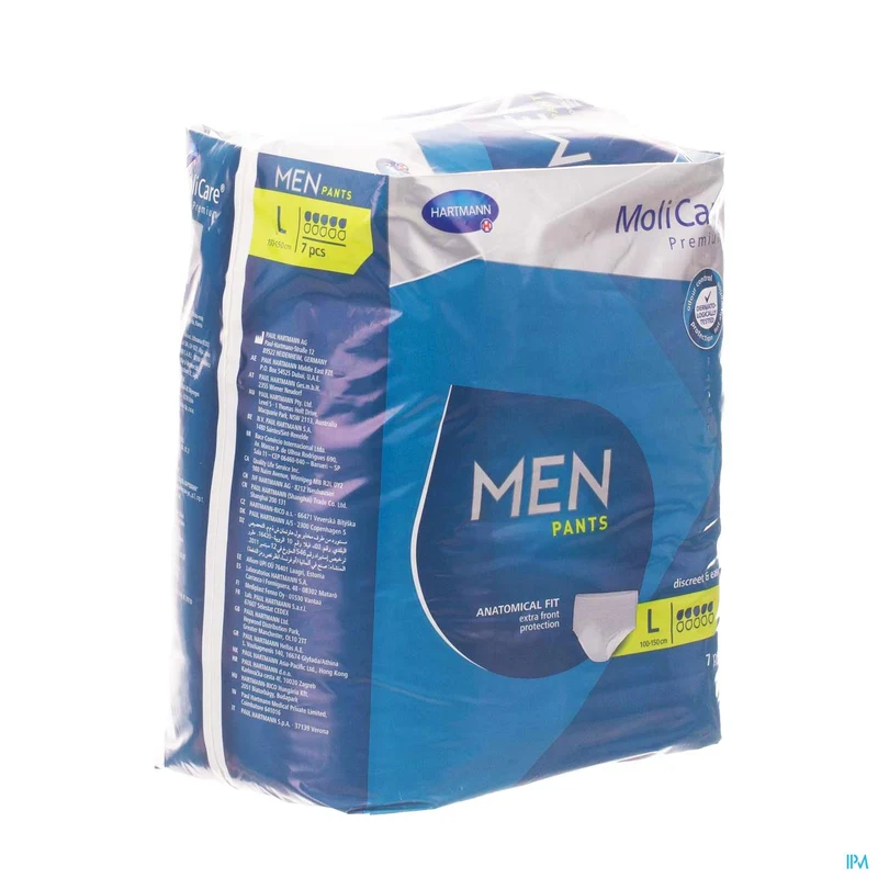 MoliCare Premium Men Pants 5 Drops L | 7 slips | Incontinentie