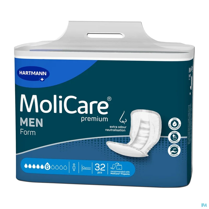 MoliCare Premium Form 6D Men | 32 inleggers | Incontinentie