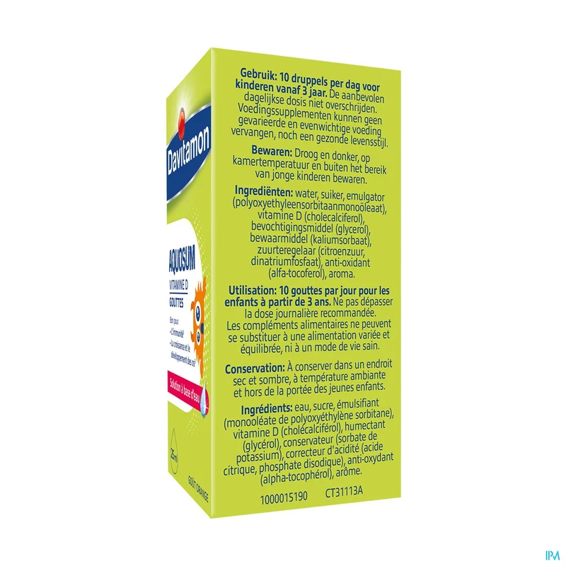 Davitamon Aquosum | 25ml druppels | Vitamine D