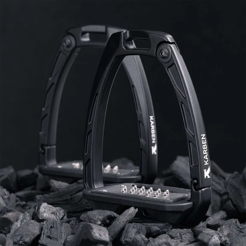 Karben by Shires Étrier Ultra Grip Noir