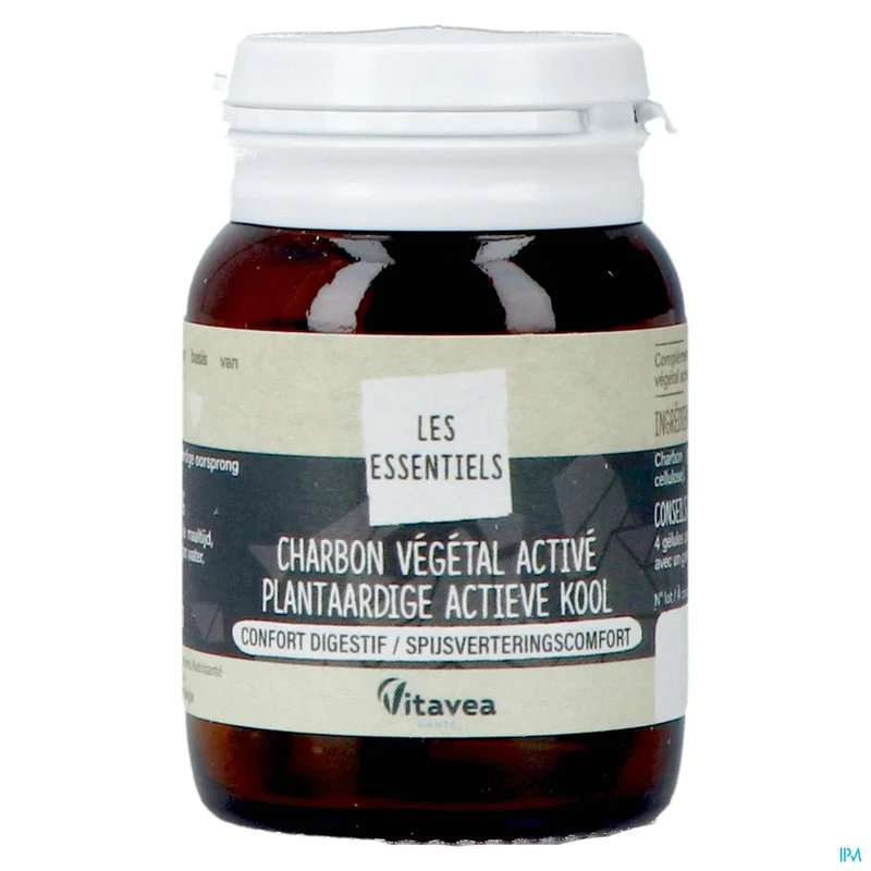 Vitavea Actieve Kool | 40 capsules 1000mg | Spijsvertering