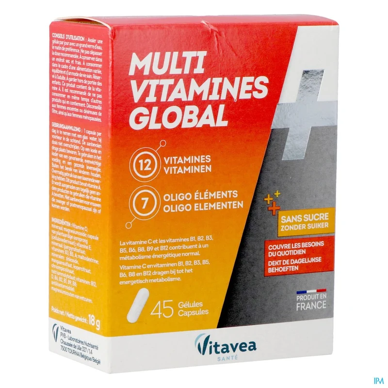 Vitavea Sante Multivitamines Global - Complete Ondersteuning voor Gezondheid en Energie