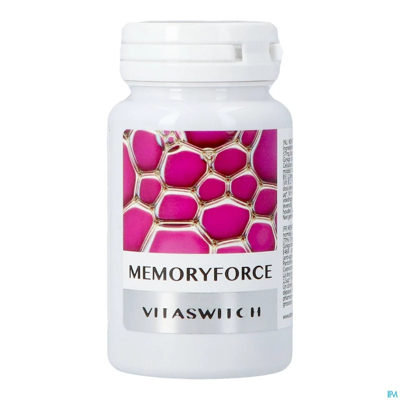 Memoryforce | 60 capsules | Voedingssupplement voor concentratie
