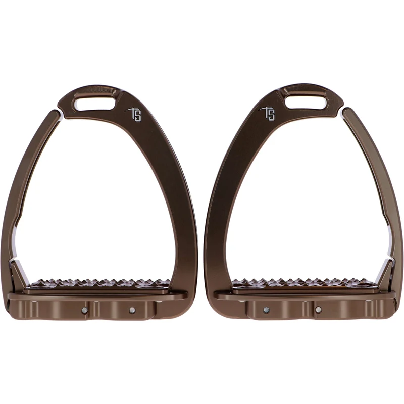 Tech Stirrups Étriers Venice Sloped Evo Swarovski Marron