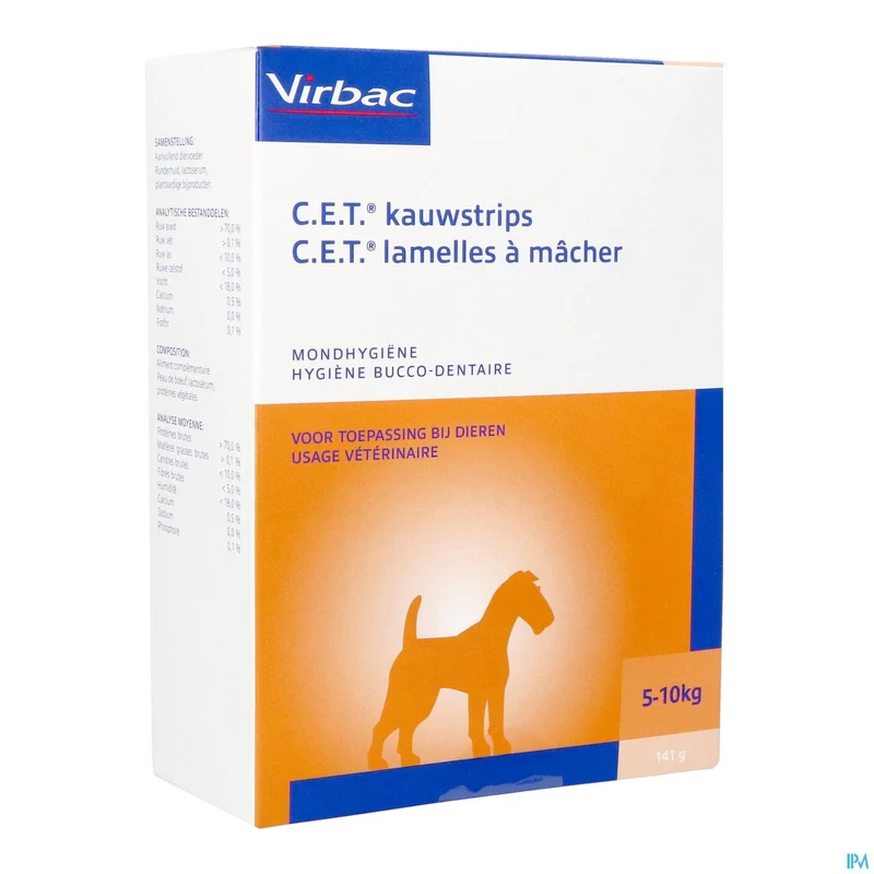 Cet Enzymatische Kauw Striplets <10kg 141g